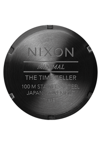
NIXDEV01 Time Teller Analog Watch - All Black - View 4