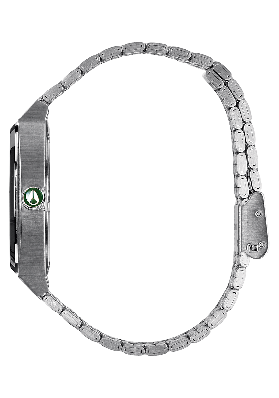 
NIXDEV01 Time Teller Analog Watch - Green Sunray - View 2