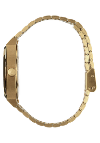 
NIXDEV01 Time Teller Analog Watch - Gold / Green Sunray - View 2