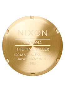 
NIXDEV01 Time Teller Analog Watch - Gold / Green Sunray - View 4