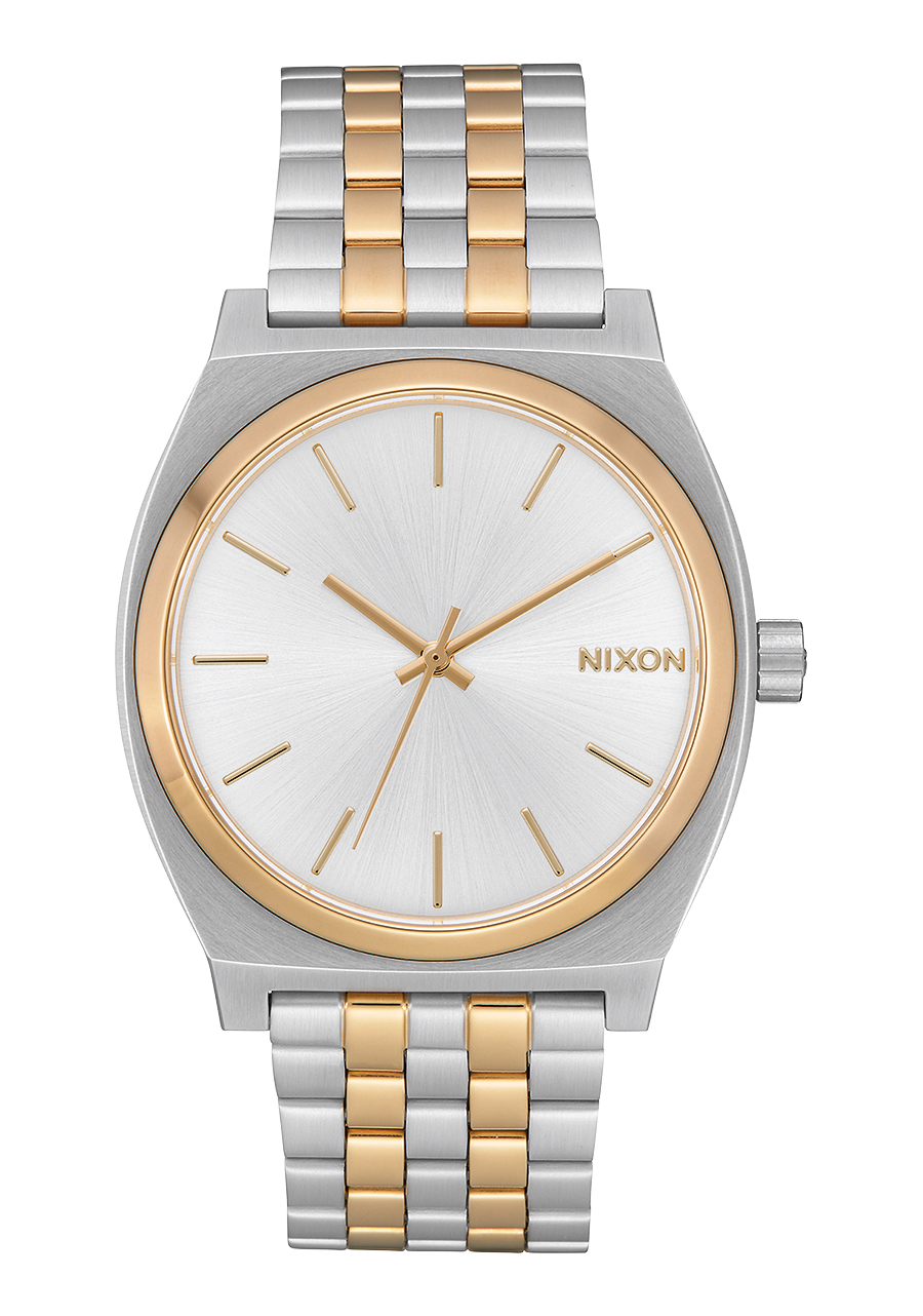 
NIXDEV01 Time Teller Analog Watch - Silver / Gold - View 1