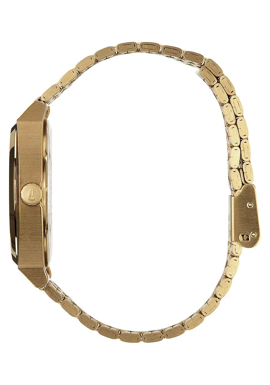 
NIXDEV01 Time Teller Analog Watch - All Light Gold / Cobalt - View 2