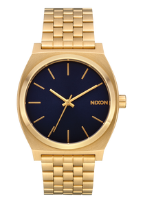 
NIXDEV01 Time Teller Analog Watch - Gold / Indigo - View 1