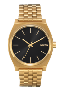 
NIXDEV01 Time Teller Analog Watch - All Gold / Black Sunray - View 1