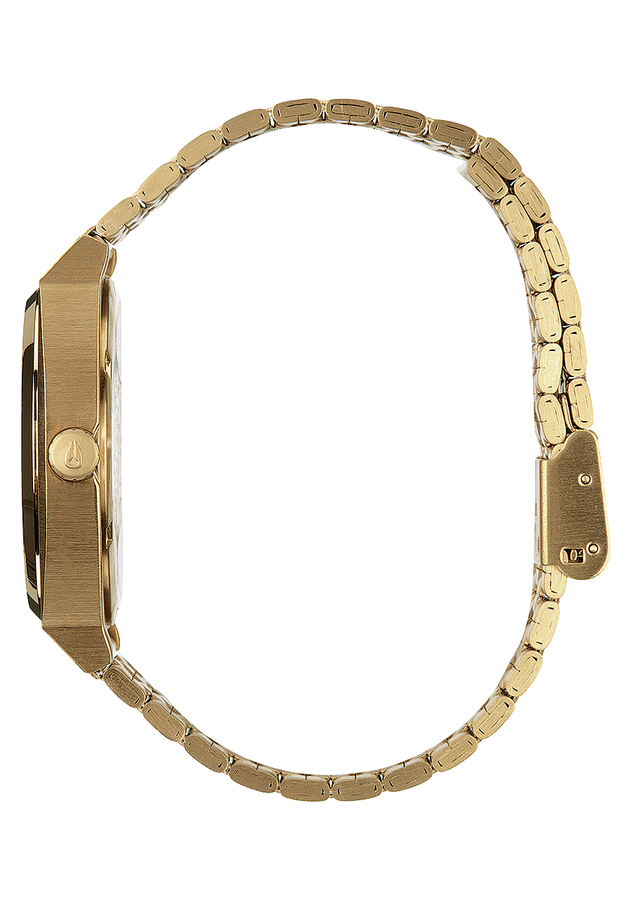 
NIXDEV01 Time Teller Analog Watch - All Gold / Black Sunray - View 2