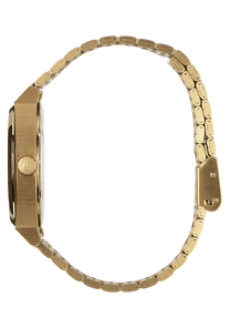 
NIXDEV01 Time Teller Analog Watch - All Gold / Black Sunray - View 2