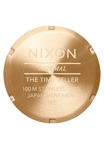
NIXDEV01 Time Teller Analog Watch - All Gold / Black Sunray - View 4