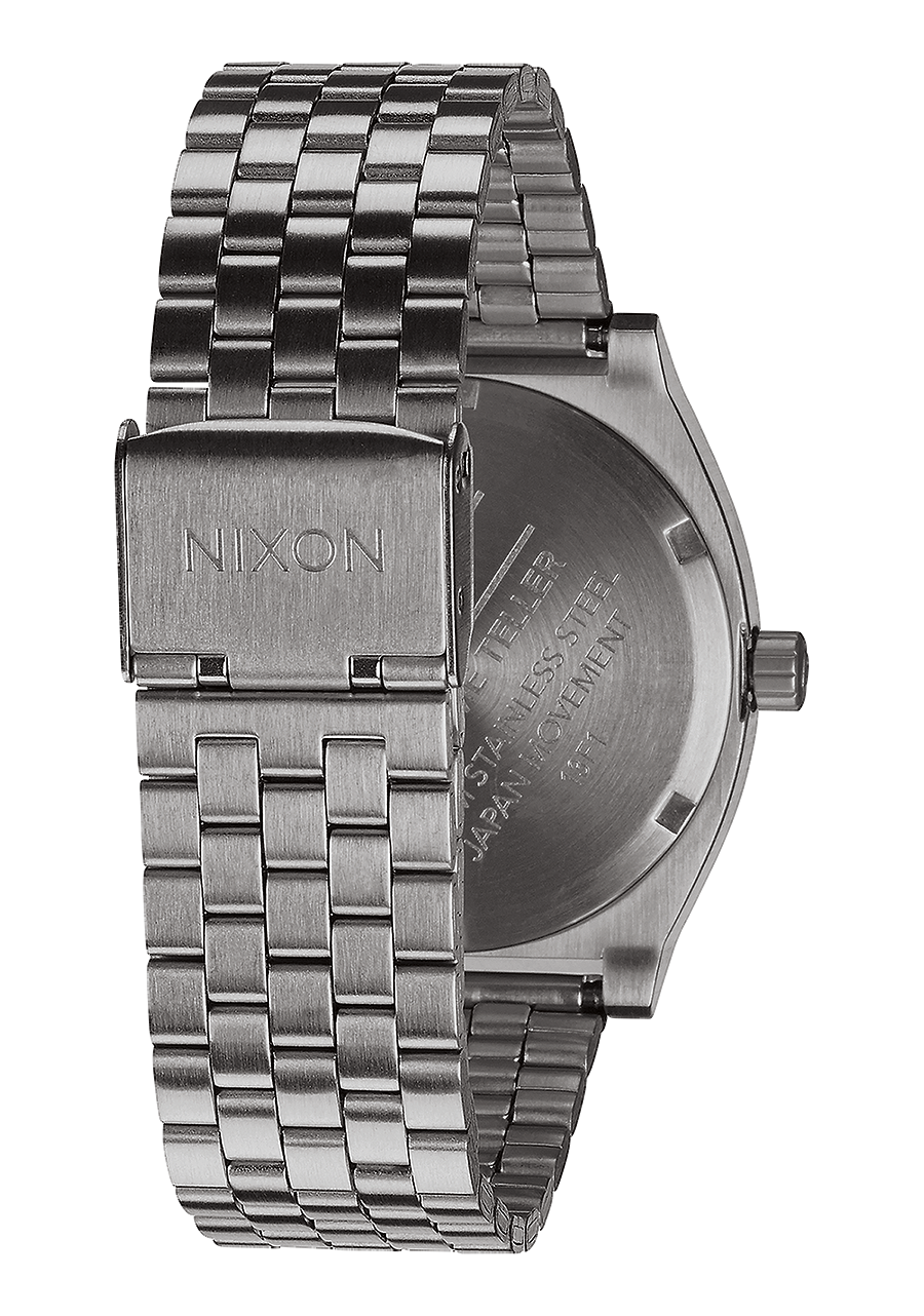 
NIXDEV01 Time Teller Analog Watch - Gunmetal / Deep Burgundy - View 3
