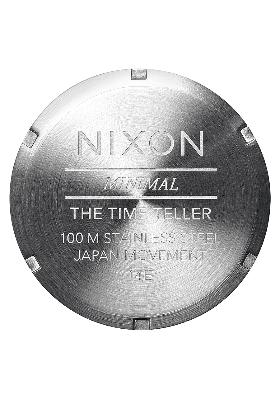 
NIXDEV01 Time Teller Analog Watch - Gunmetal / Deep Burgundy - View 4