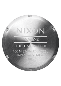 
NIXDEV01 Time Teller Analog Watch - Gunmetal / Deep Burgundy - View 4
