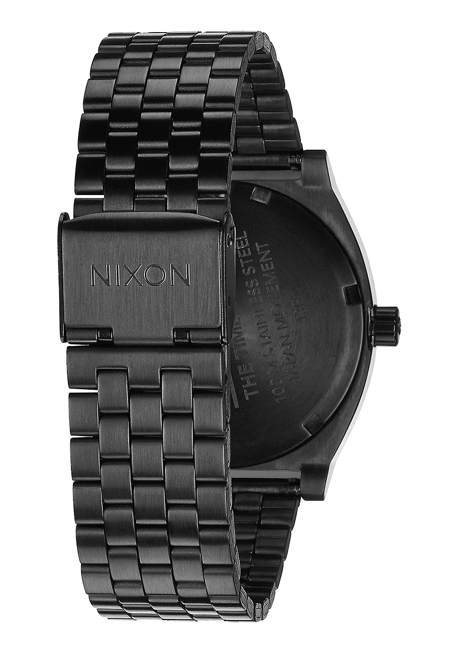 
NIXDEV01 Time Teller Analog Watch - All Black / Rose Gold - View 3