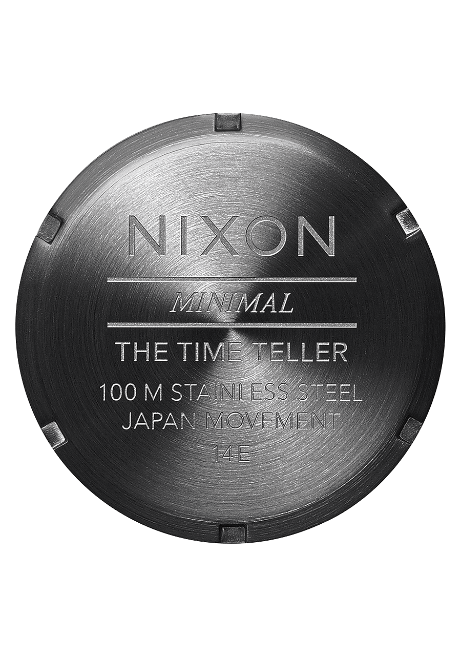 
NIXDEV01 Time Teller Analog Watch - All Black / Rose Gold - View 4