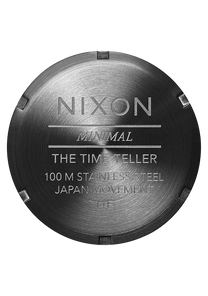 
NIXDEV01 Time Teller Analog Watch - All Black / Rose Gold - View 4