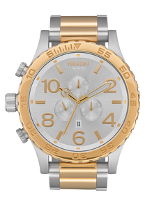 
NIXDEV01 51-30 Chrono Analog Watch - Silver / Gold - View 1