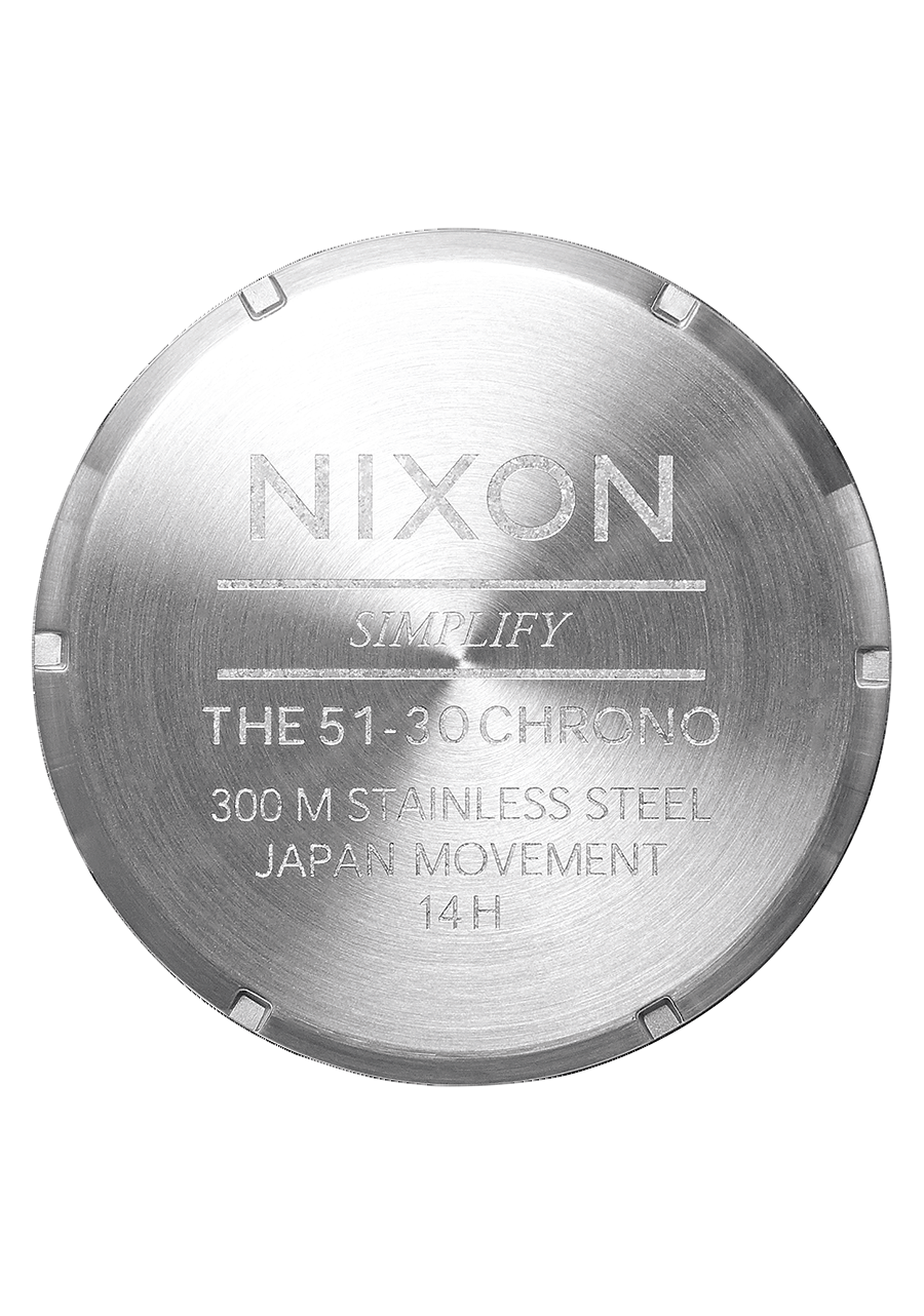 
NIXDEV01 51-30 Chrono Analog Watch - Silver / Gold - View 4