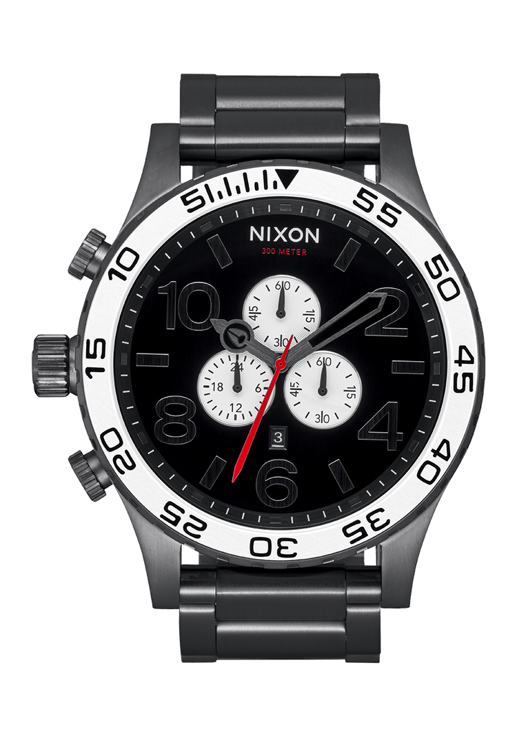 51-30 Chrono - Black / White / Gunmetal