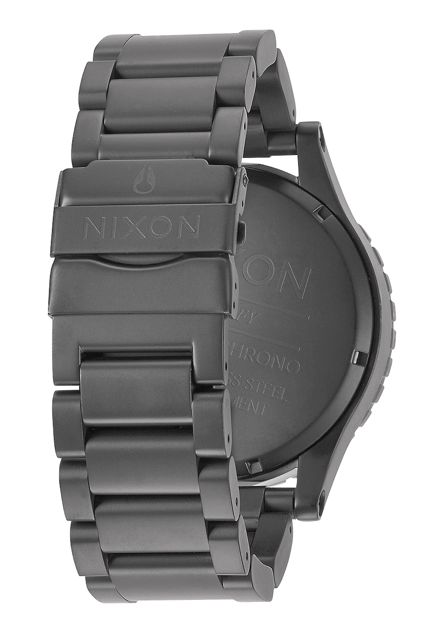 
NIXDEV01 51-30 Chrono Analog Watch - Black / White / Gunmetal - View 3