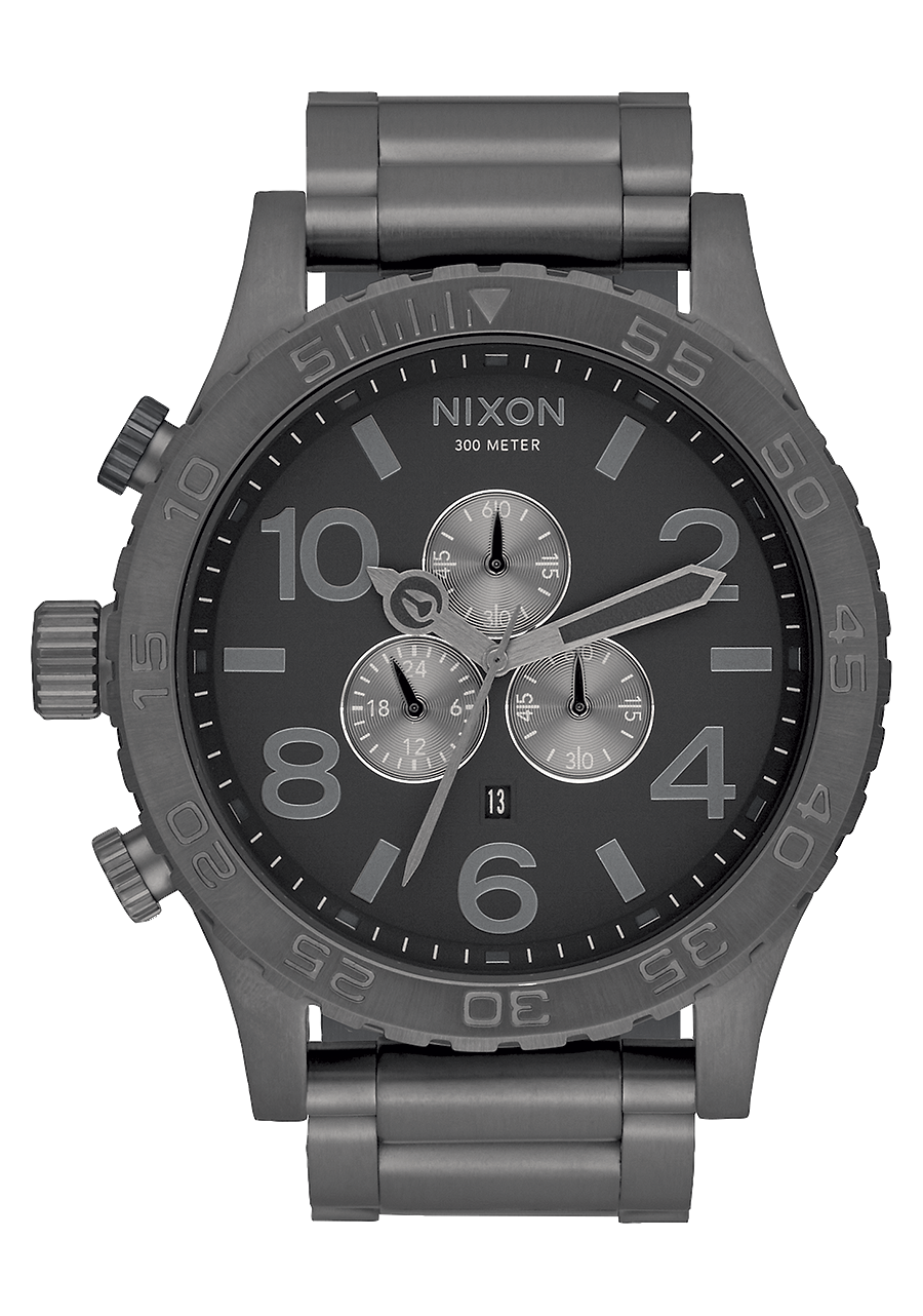 
NIXDEV01 51-30 Chrono Analog Watch - All Gunmetal - View 1