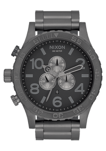 
NIXDEV01 51-30 Chrono Analog Watch - All Gunmetal - View 1