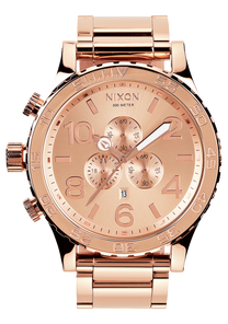 
NIXDEV01 51-30 Chrono Analog Watch - All Rose Gold - View 1