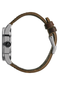 
NIXDEV01 Sentry Leather Analog Watch - Silver / Brown - View 2