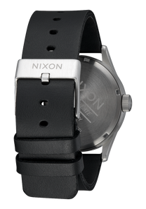 
NIXDEV01 Sentry Leather Analog Watch - All Silver / Black - View 3