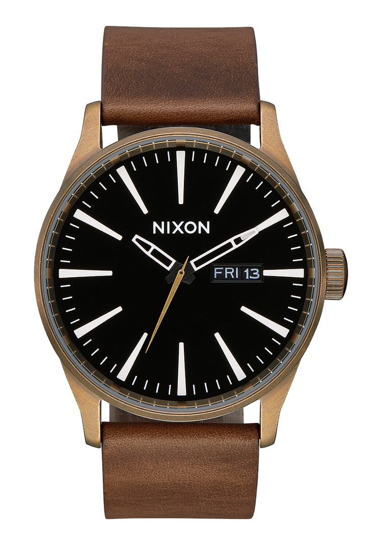 Sentry Leather - Brass / Black / Brown