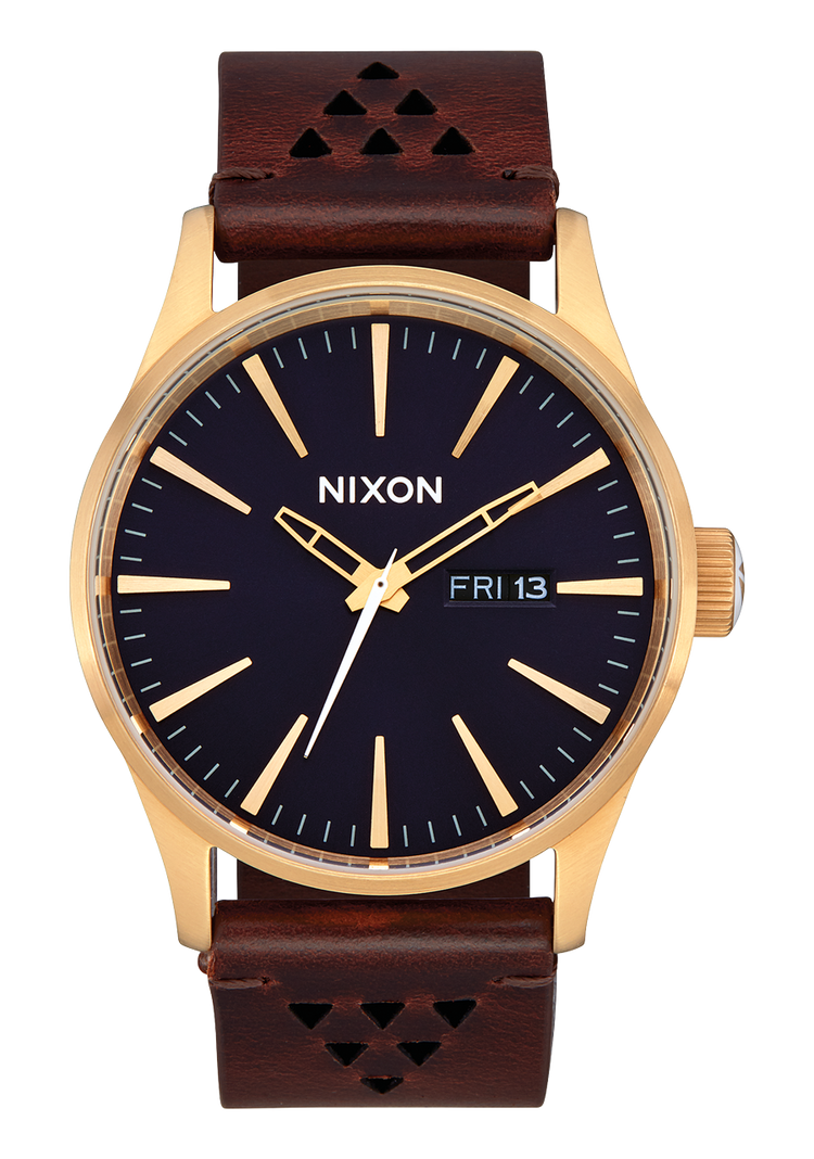Sentry Leather - Gold / Indigo / Brown
