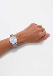 
NIXDEV01 Kensington Leather Analog Watch - Lavender - View 5