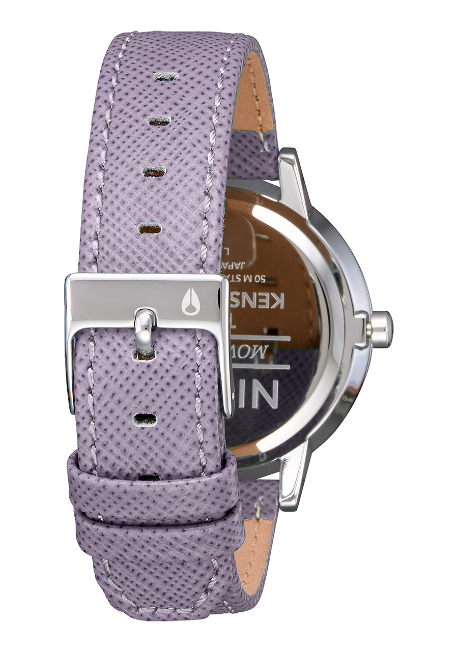 
NIXDEV01 Kensington Leather Analog Watch - Lavender - View 2
