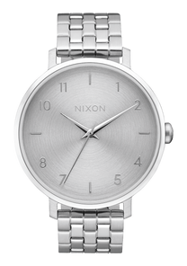 
NIXDEV01 Arrow Analog Watch - All Silver - View 1
