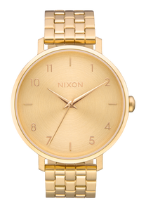 
NIXDEV01 Arrow Analog Watch - All Gold - View 1