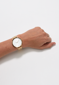 
NIXDEV01 Arrow Analog Watch - All Gold / White - View 6