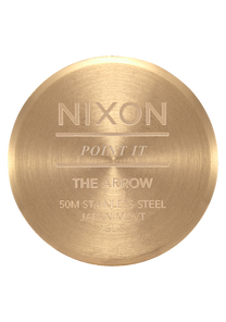 
NIXDEV01 Arrow Analog Watch - All Gold / White - View 4