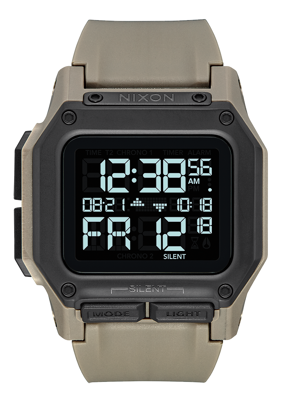 
NIXDEV01 Regulus Digital Watch - All Sand - View 1
