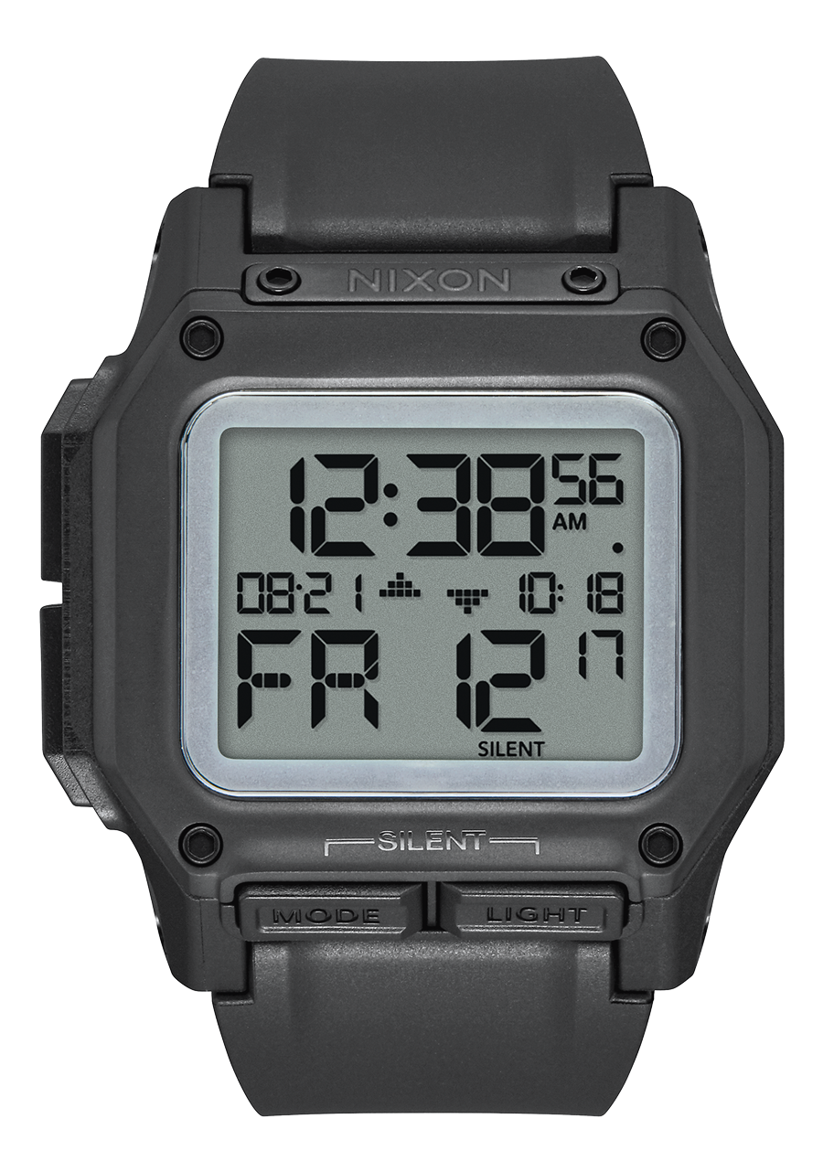 
NIXDEV01 Regulus Digital Watch - Black / Positive - View 1