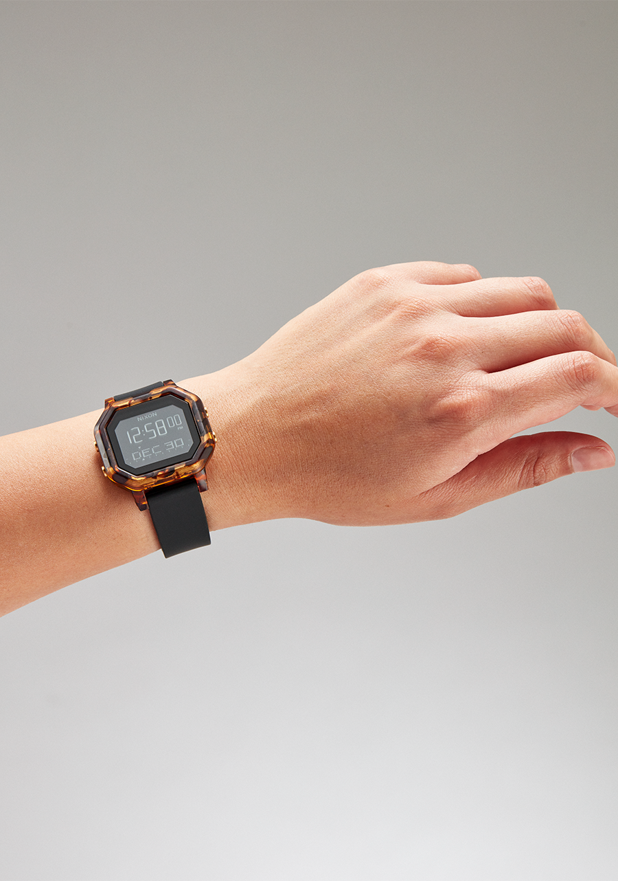 
NIXDEV01 Siren Digital Watch - Tortoise - View 6