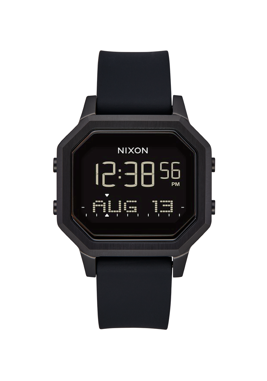 
NIXDEV01 Siren Stainless Steel Digital Watch - All Black - View 1