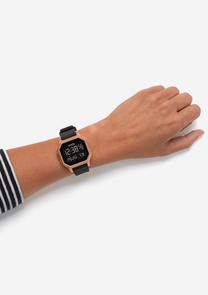 
NIXDEV01 Siren Stainless Steel Digital Watch - Rose Gold / Black - View 8