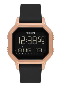 
NIXDEV01 Siren Stainless Steel Digital Watch - Rose Gold / Black - View 1
