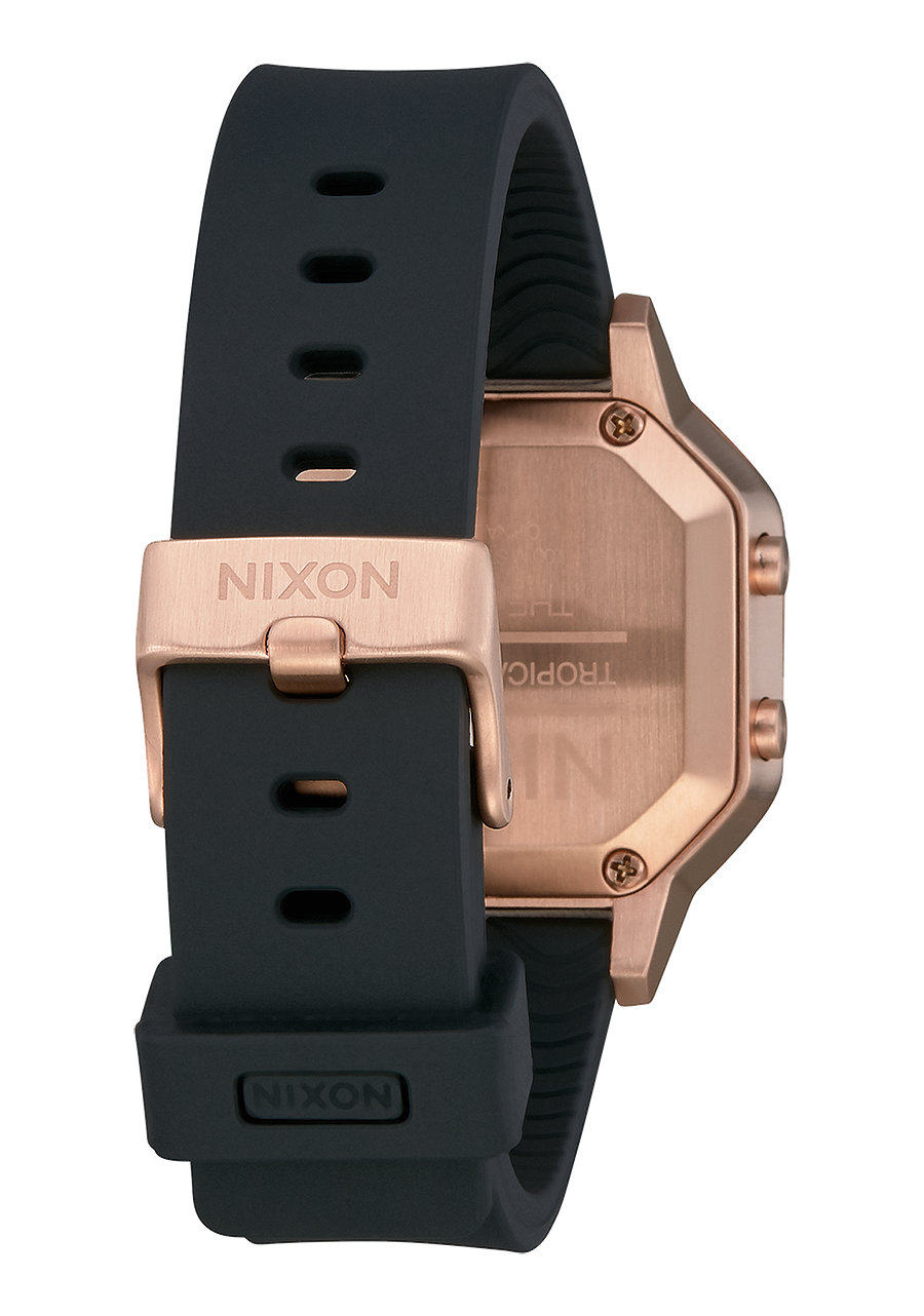
NIXDEV01 Siren Stainless Steel Digital Watch - Rose Gold / Black - View 3