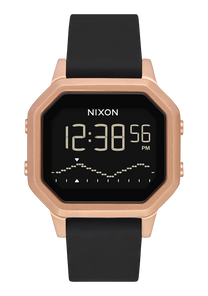 
NIXDEV01 Siren Stainless Steel Digital Watch - Rose Gold / Black - View 4