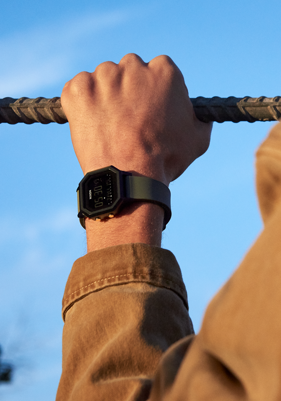 
NIXDEV01 Siren Stainless Steel Digital Watch - Black / Fatigue - View 7