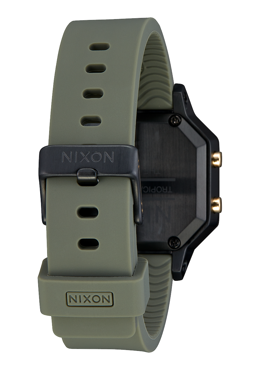 
NIXDEV01 Siren Stainless Steel Digital Watch - Black / Fatigue - View 3
