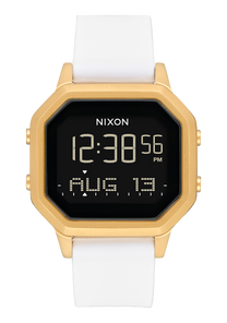 
NIXDEV01 Siren Stainless Steel Digital Watch - Gold / White - View 1