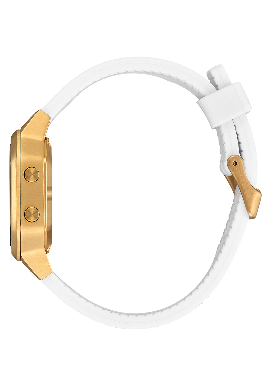 
NIXDEV01 Siren Stainless Steel Digital Watch - Gold / White - View 2