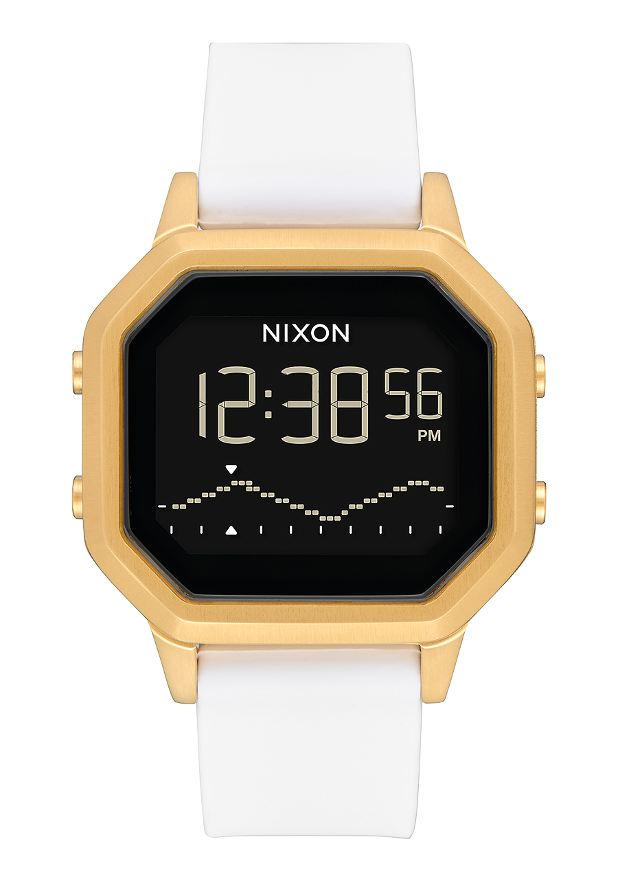
NIXDEV01 Siren Stainless Steel Digital Watch - Gold / White - View 4