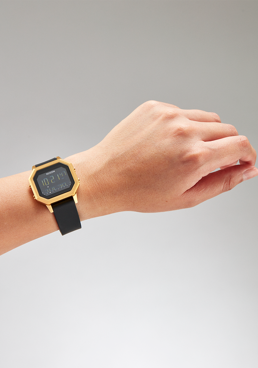 
NIXDEV01 Siren Stainless Steel Digital Watch - Gold / Black - View 6