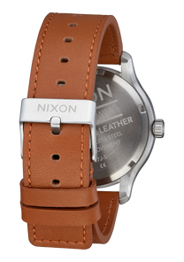 
NIXDEV01 Patrol Leather Analog Watch - Navy / Saddle - View 3