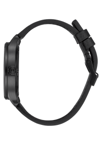 
NIXDEV01 Patrol Leather Analog Watch - Black / Silver / Black - View 2